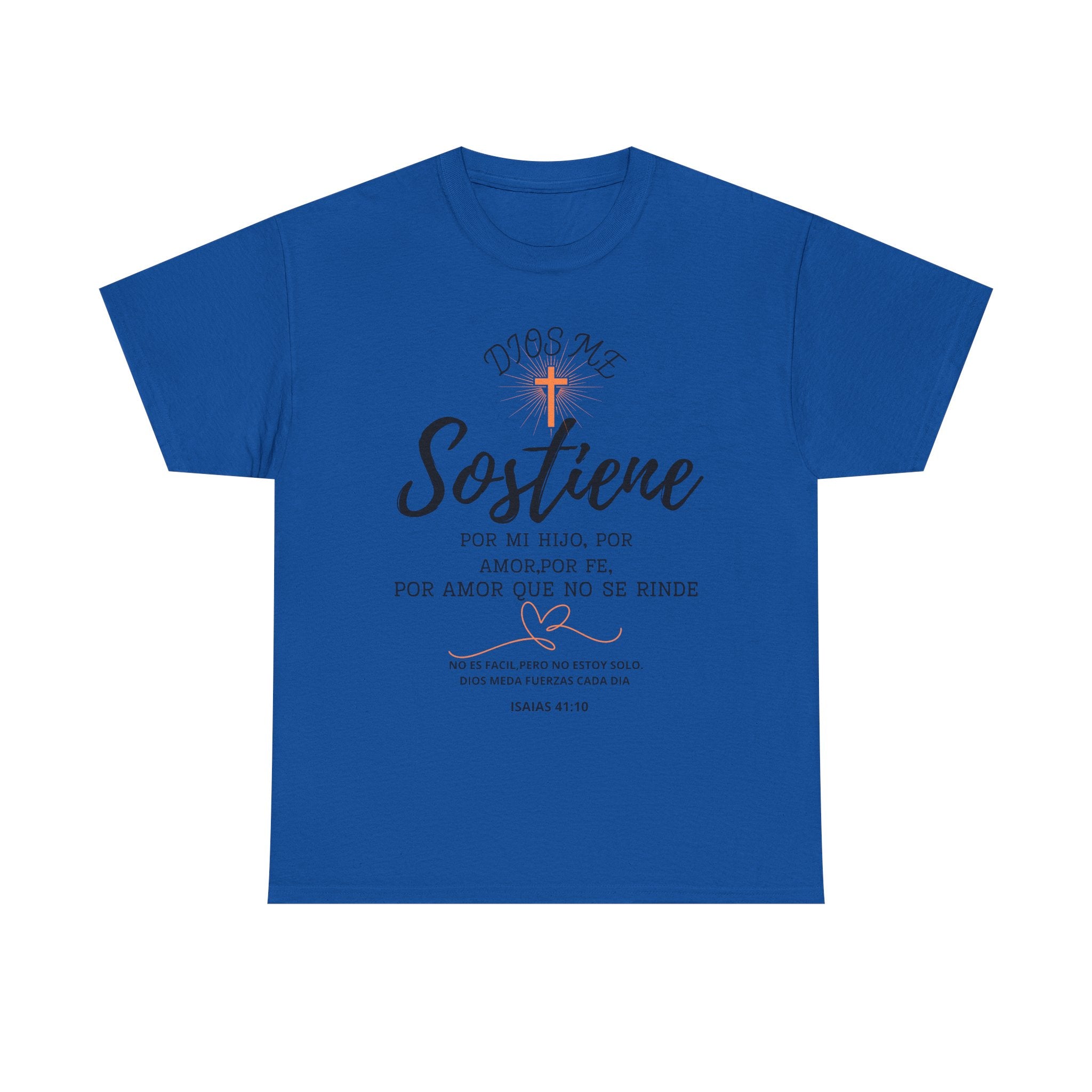 Dios Me Sostiene Shirt | Christian Faith Tee | Isaiah 41:10 | Special Needs Parent Shirt | Resilience Tee