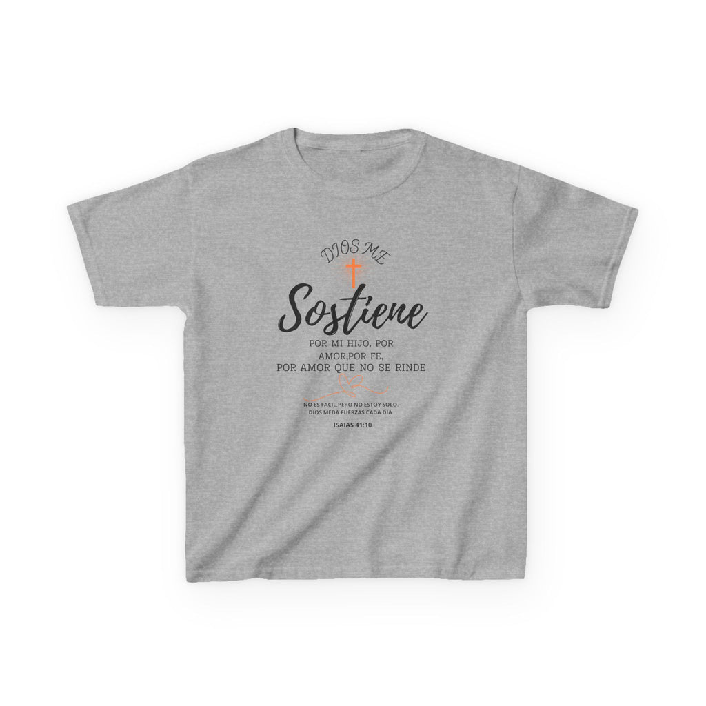 Sostiene Kids Shirt | Christian Special Needs Shirt | Faith & Strength Tee | Isaiah 41:10 | Inspirational Kids Tee