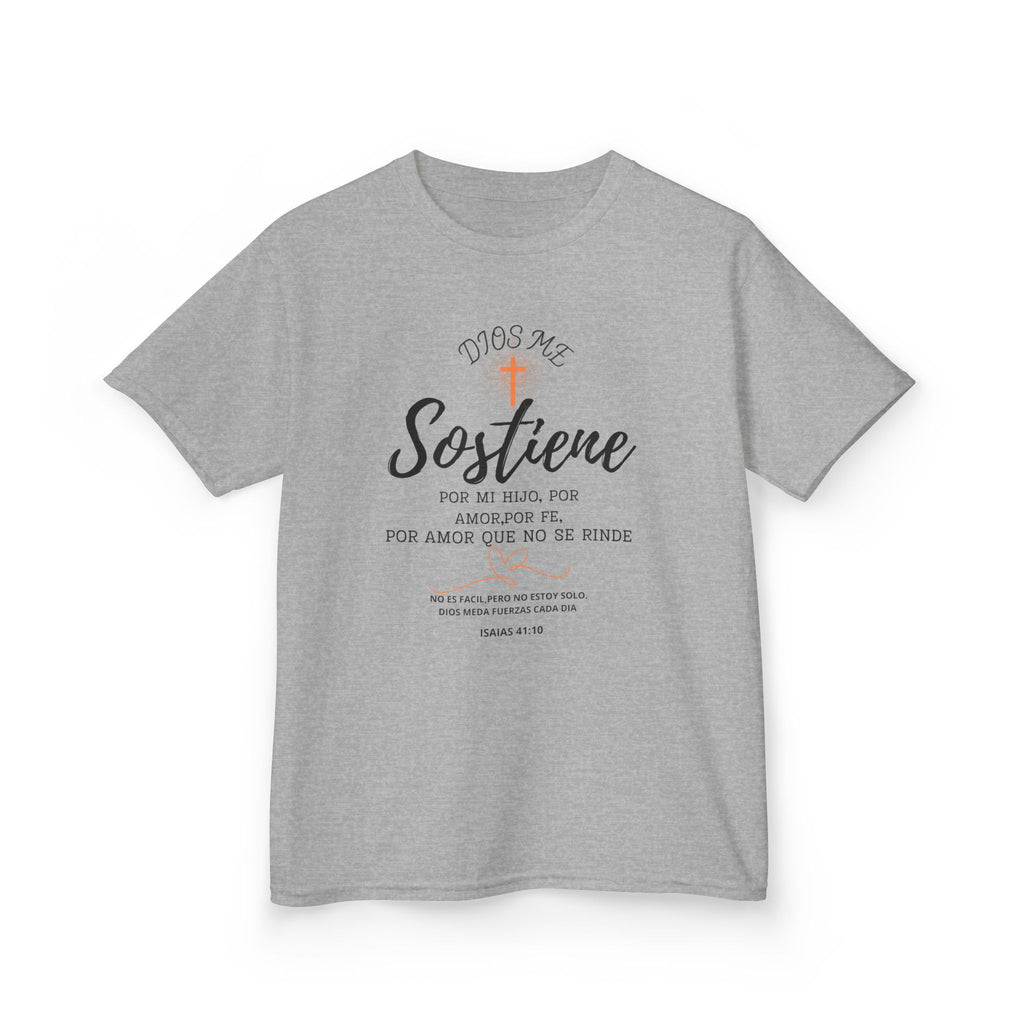 Sostiene Kids Shirt | Christian Special Needs Shirt | Faith & Strength Tee | Isaiah 41:10 | Inspirational Kids Tee